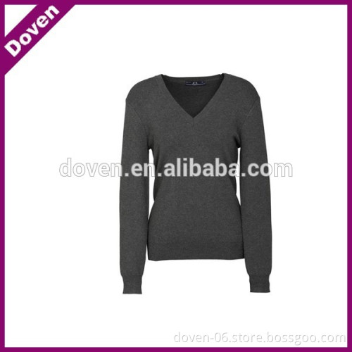 Wholesale long sleeve v-neck sweater